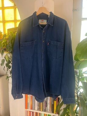 Levi's Navy Blue Denim Overshirt